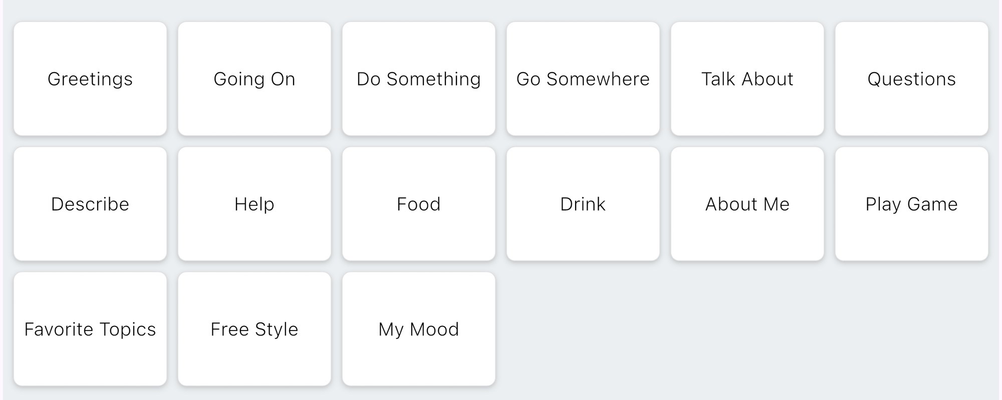 Scan interface options