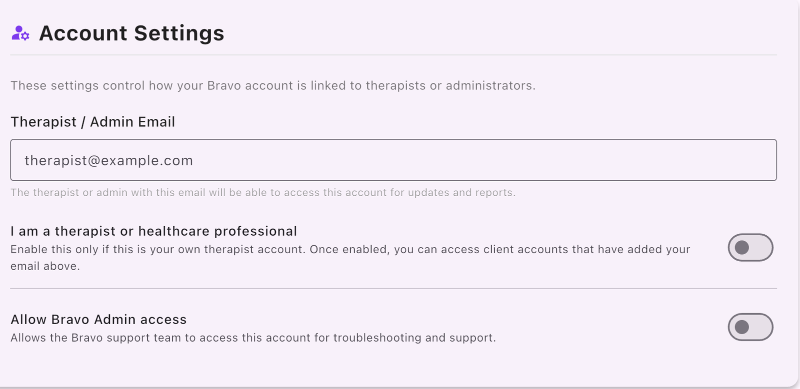 Account Settings