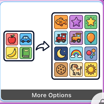 More Options button