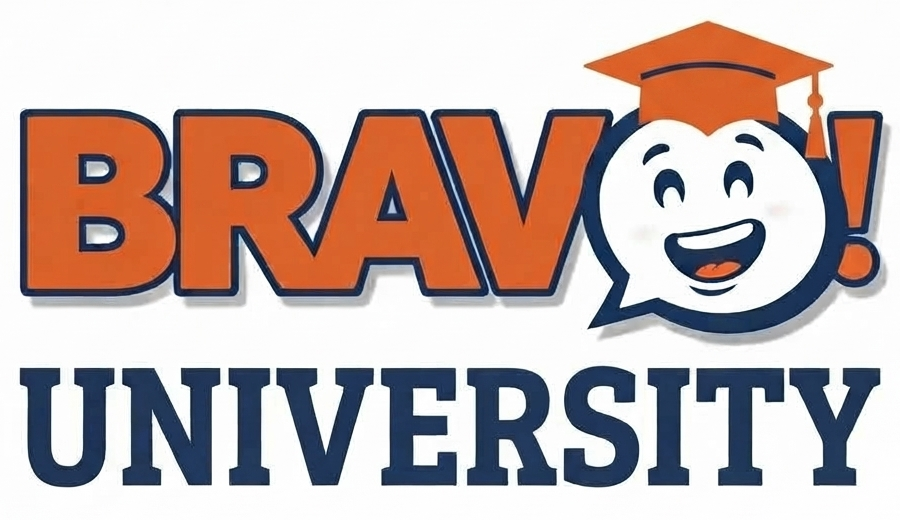 Bravo University logo