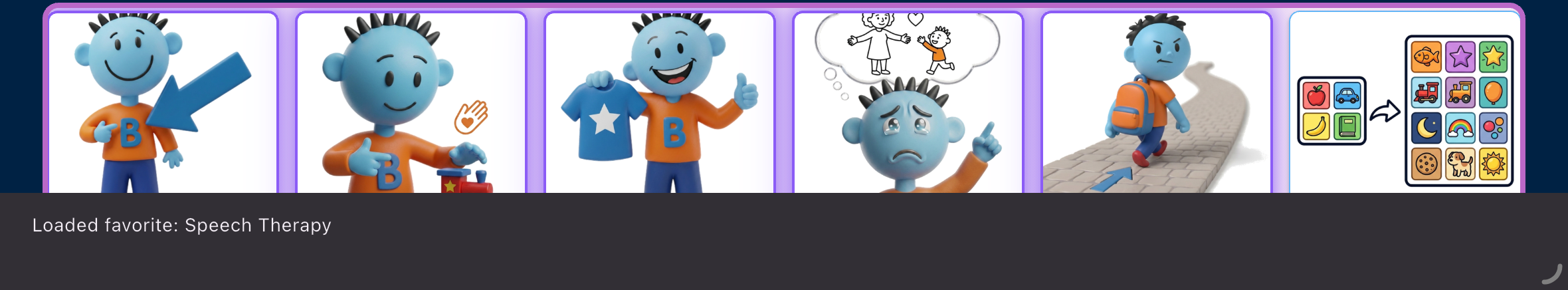 Loaded favorite: Speech Therapy